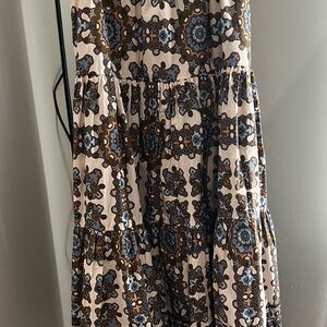 Cara Cara Melanie stonewash Rita tile bohemian kirt size XL.